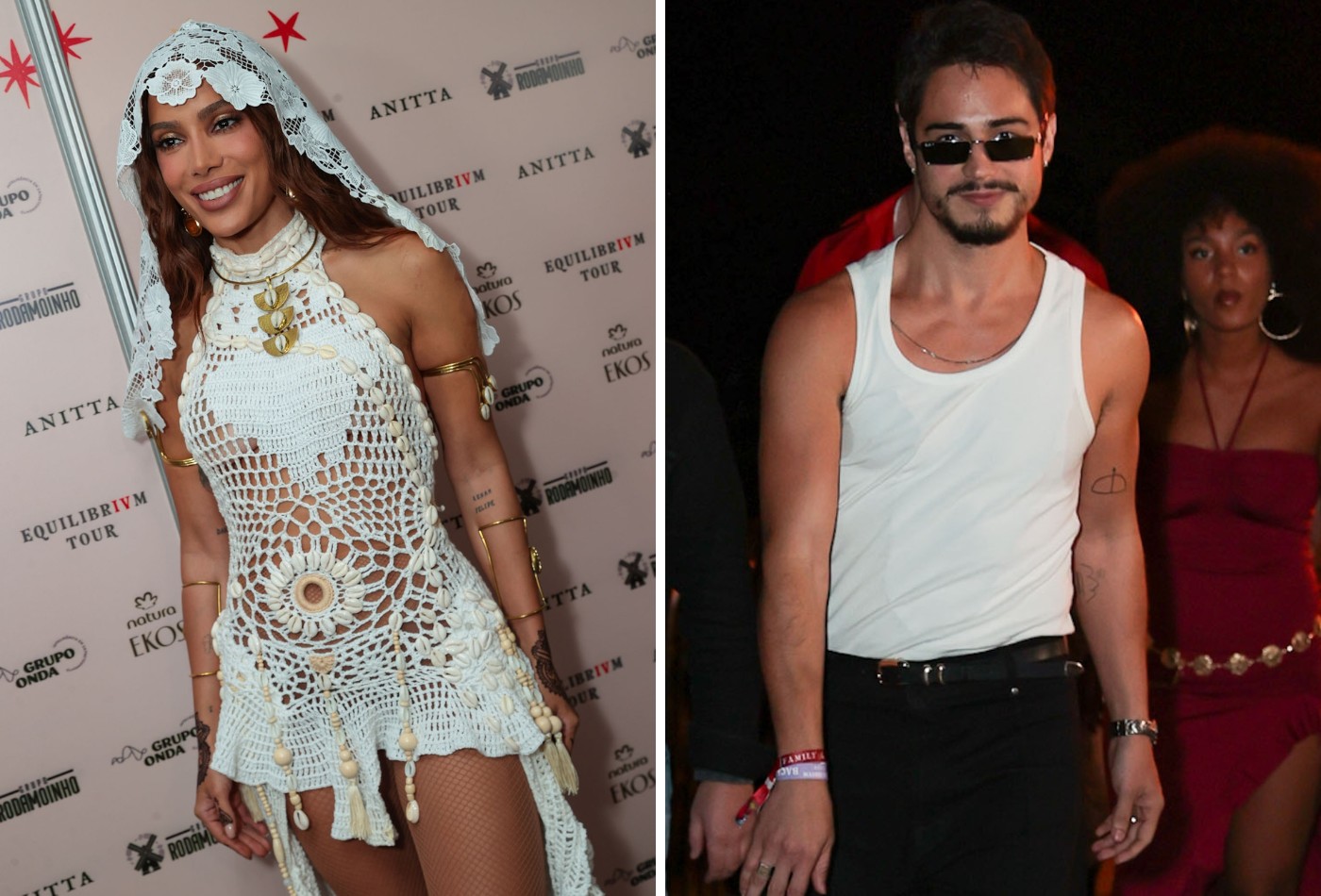 Pró-governo diz que beijo de Anitta e Danilo Mesquita reforça romance ainda não assumido