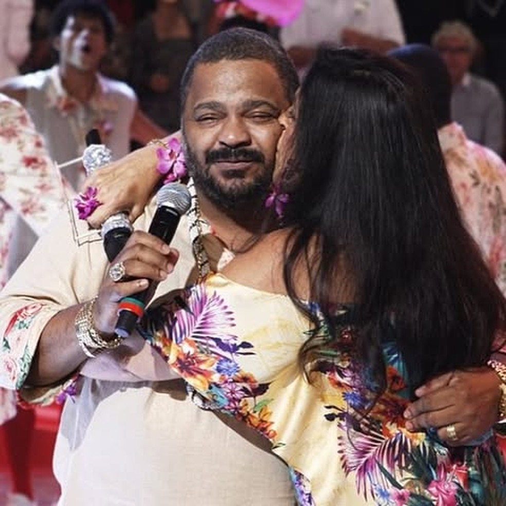 Regina Casé e Arlindo Cruz — Foto: Reprodução/Instagram