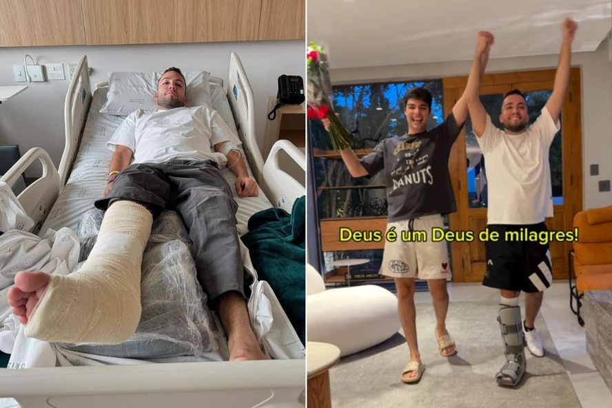 Cinco dias antes do casamento, Lucas Rangel comemora recuperação após ...