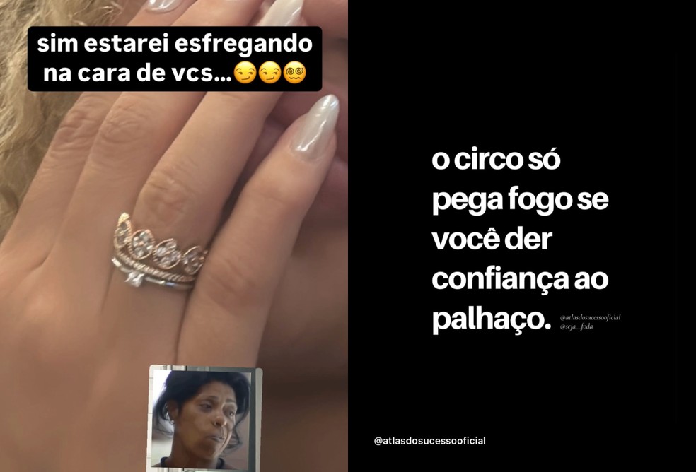 Stories de Rauany — Foto: Reprodução/Instagram