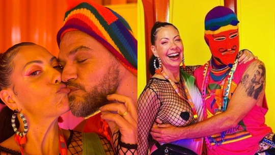 Fabiula Nascimento e Emilio Dantas curtem Carnaval com looks divertidos