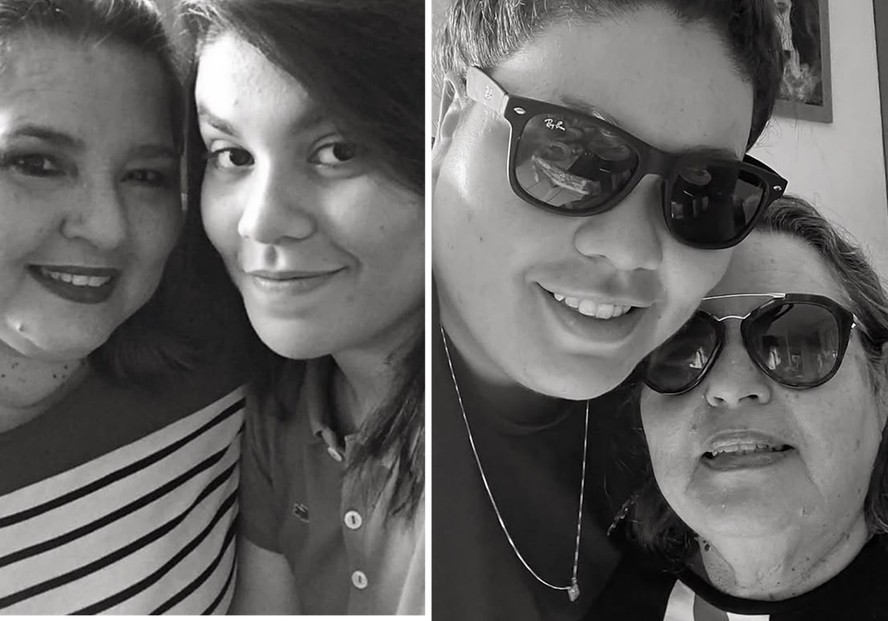Gabô Pantaleão e a mãe, Delma Maria