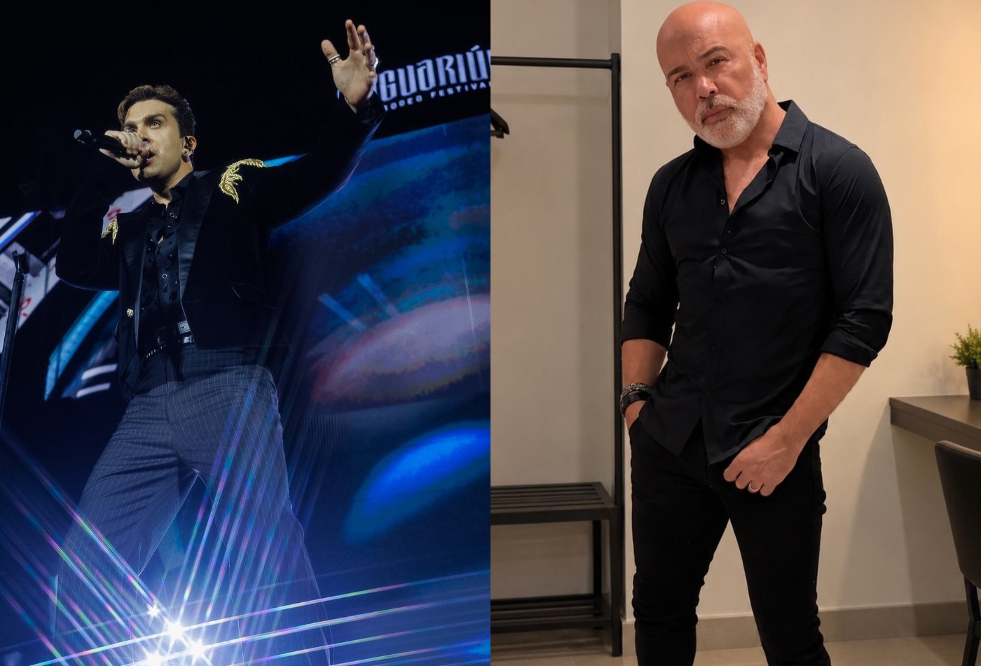 Luan Santana canta sucesso de Rick em homenagem ao sertanejo durante show