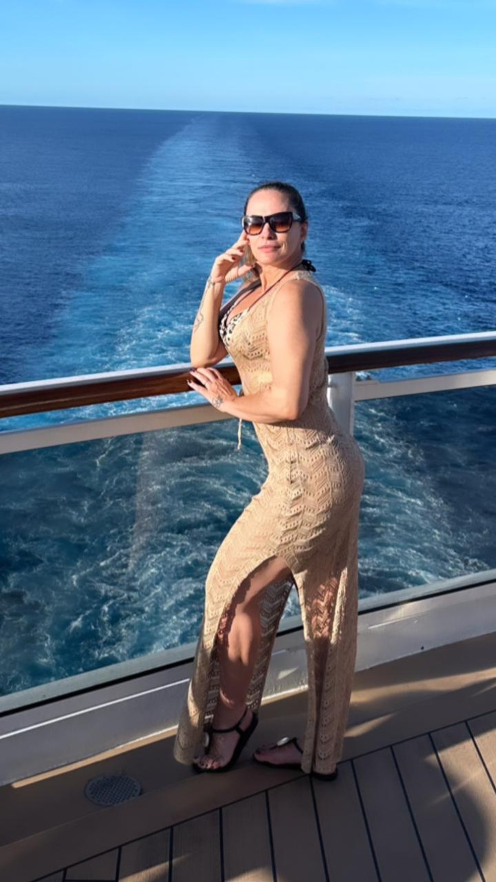 Nubia Oliiver fica noiva em cruzeiro 'Já fui pedida outras vezes, mas