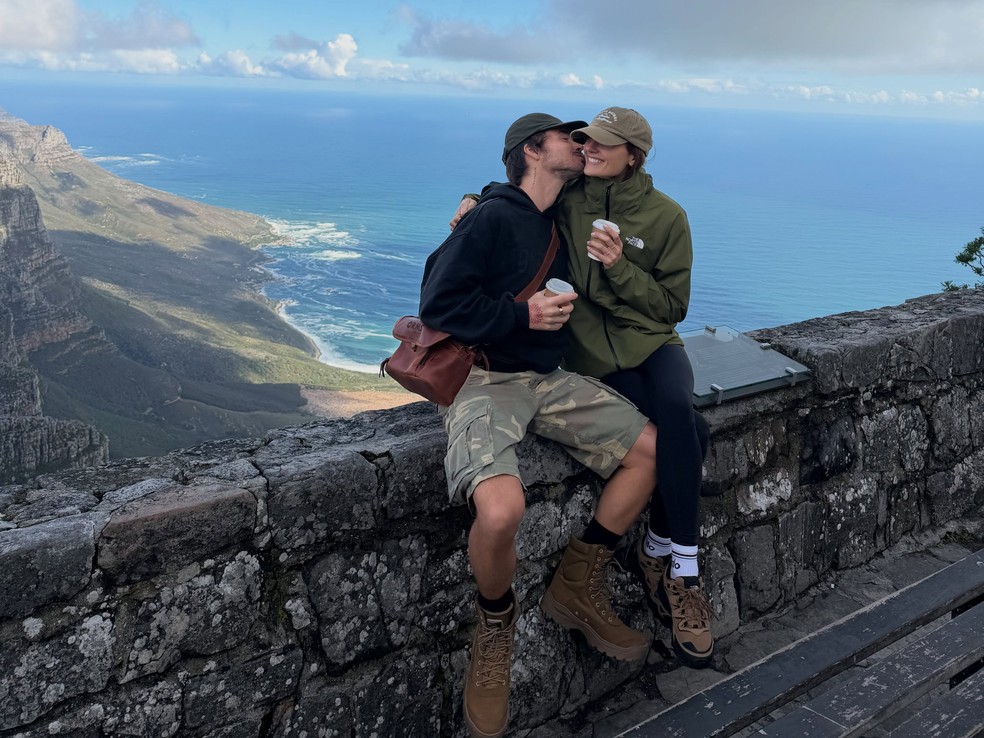 Sasha e João Lucas na Cidade do Cabo — Foto: Reprodução/Instagram