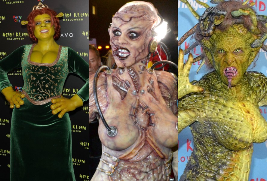 Relembre todas as fantasias da festa de Halloween de Heidi Klum