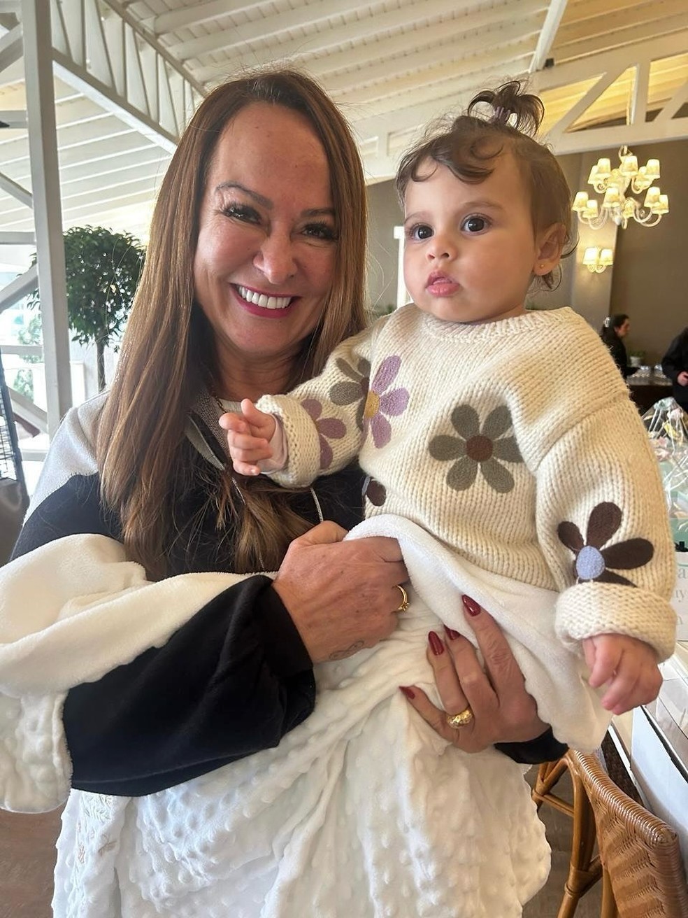 Nadine Gonçalves se declara no aniversário de 1 ano da filha de Neymar com Amanda Kimberlly — Foto: Reprodução/Instagram