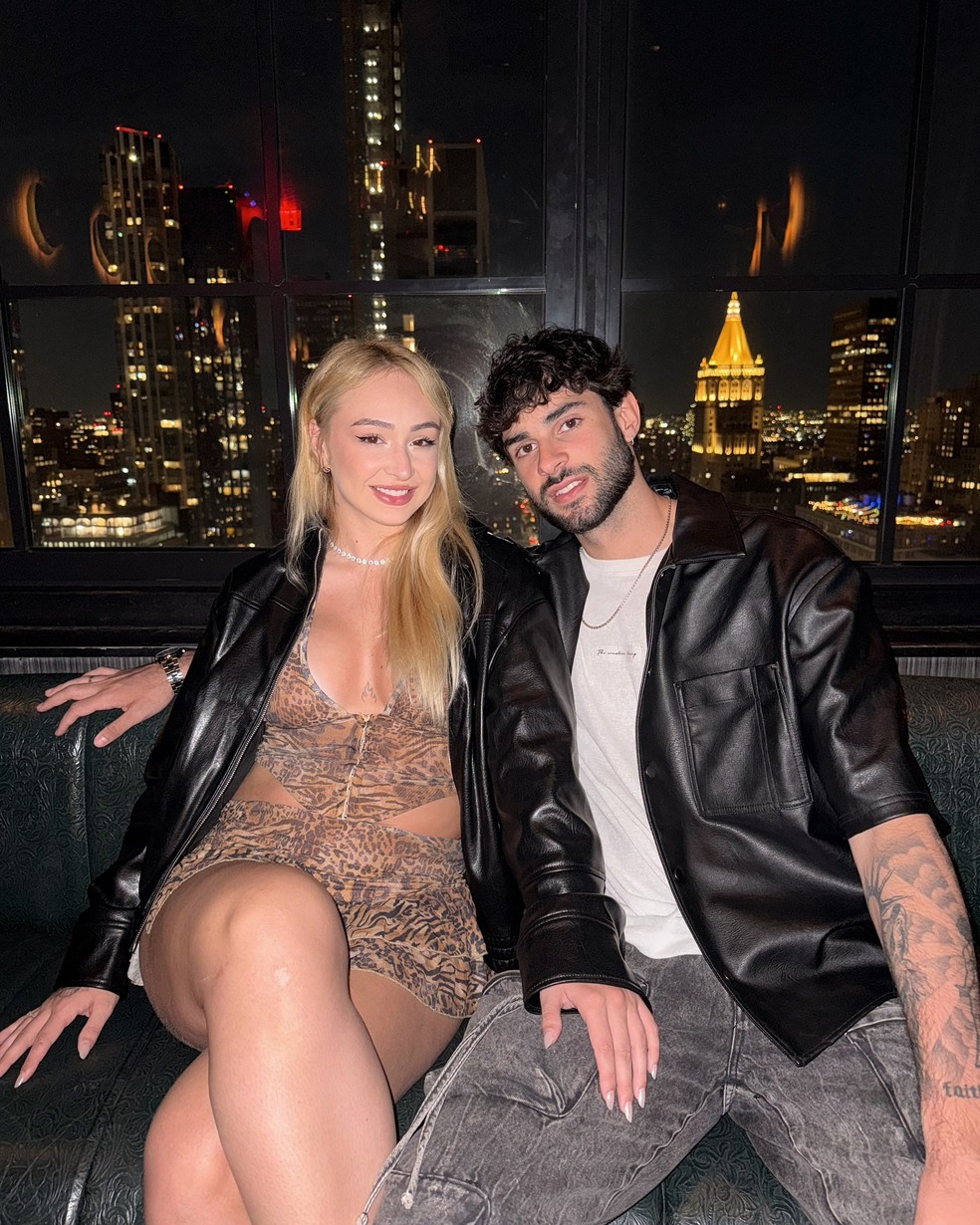 Gabi Gagliassi e Felipe Motta eram o 'casal sensa&ccedil;&atilde;o' no v&ocirc;lei nas redes sociais &mdash; Foto: Reprodu&ccedil;&atilde;o / Instagram