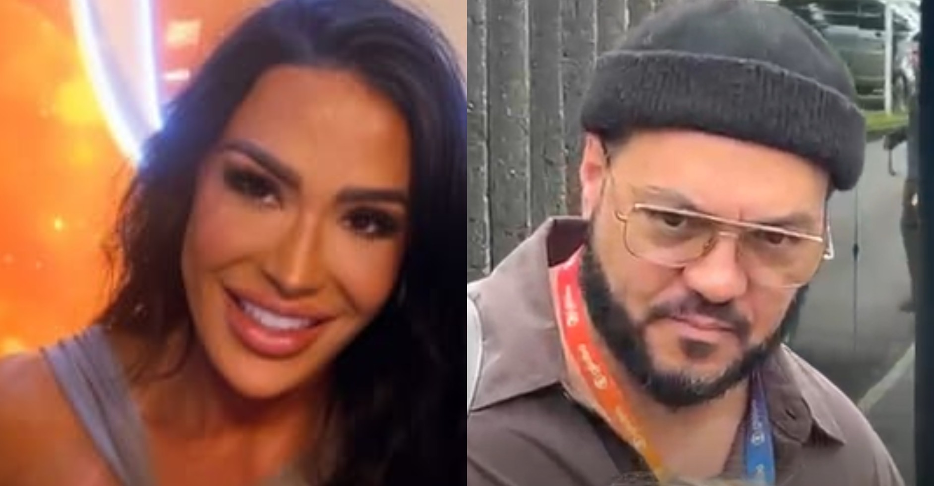 Gracyanne Barbosa fala sobre término recente em dia de gravação de vinheta com Belo: 'Vida que segue'