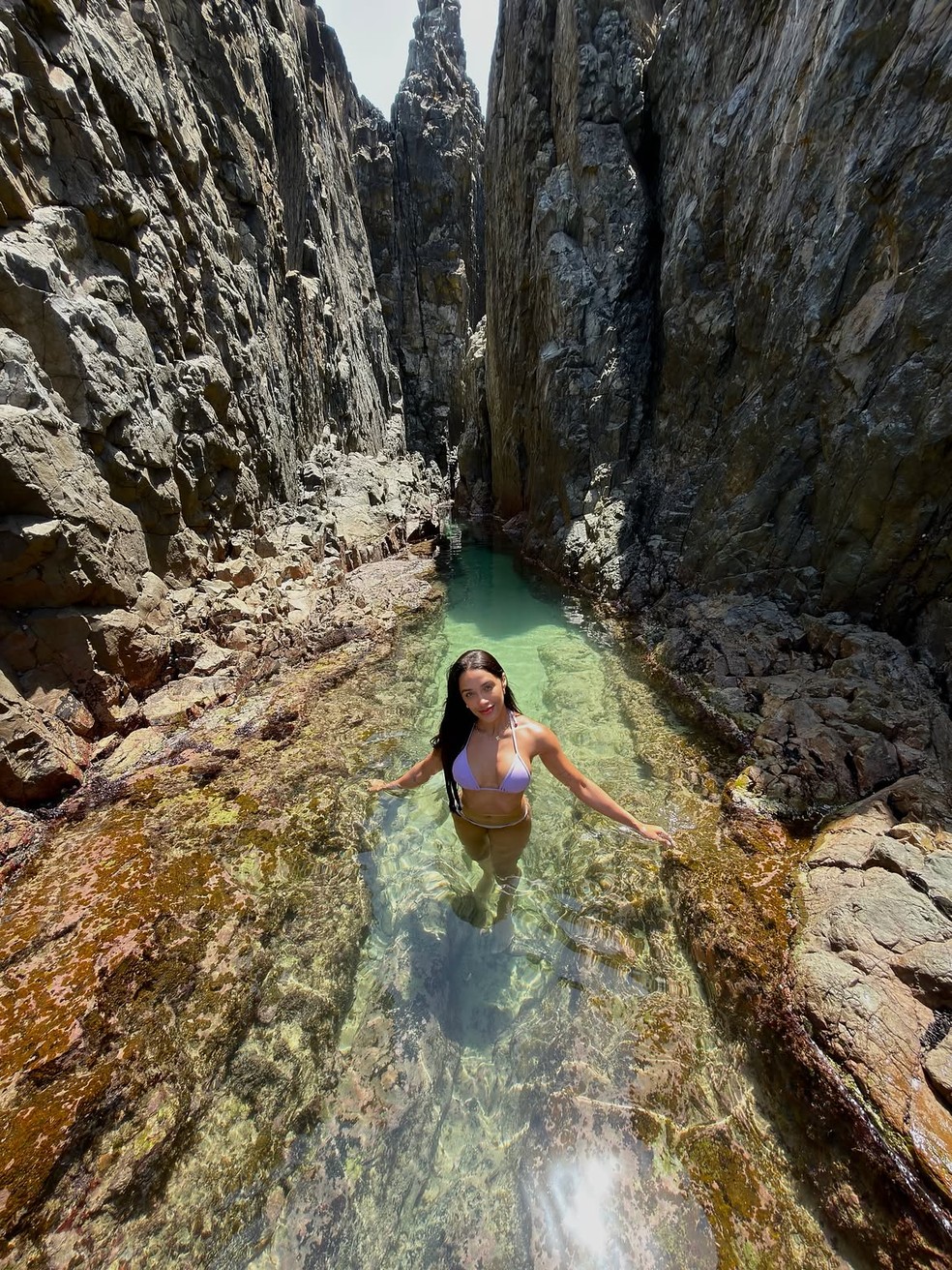 Eva Pacheco em Fernando de Noronha — Foto: Reprodução/Instagram