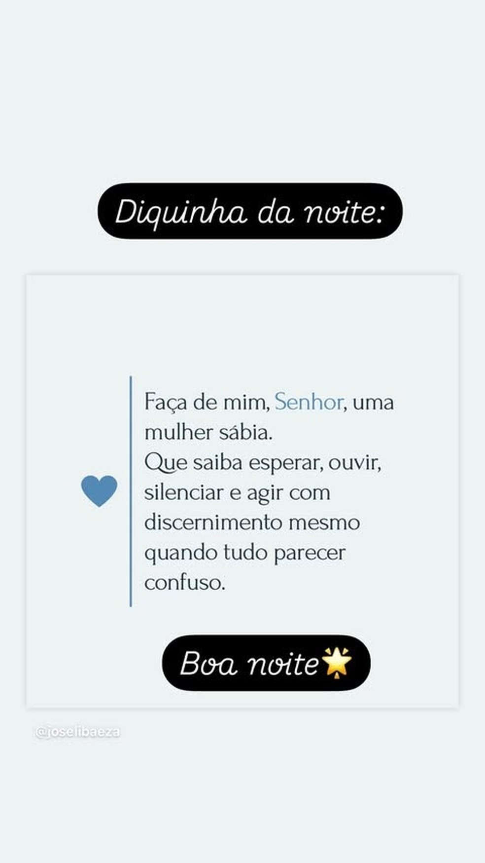 Poliana Rocha se manifesta com mensagem reflexiva — Foto: Reprodução/Instagram