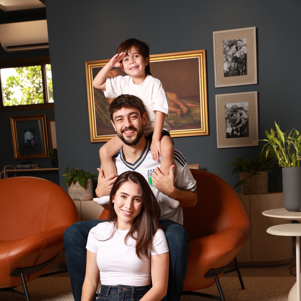 Casal viral do TikTok, Marina Baldin e André Scardovelli anunciam gravidez do 2º filho — Foto: Divulgação