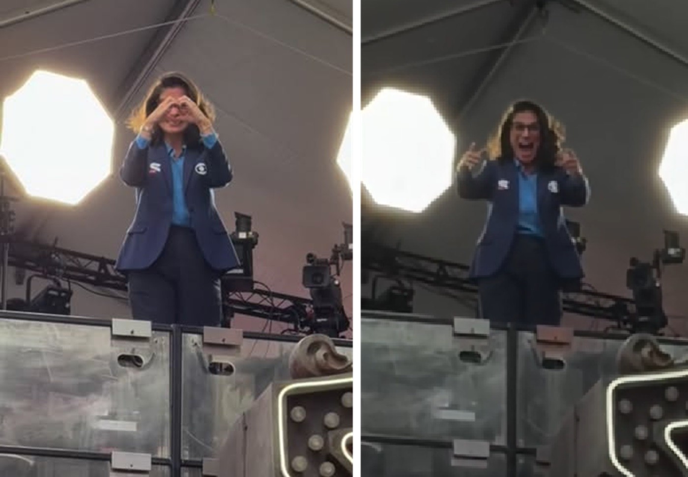Na cobertura da Copa, Renata Vasconcellos reage ao ser chamada pelo ...