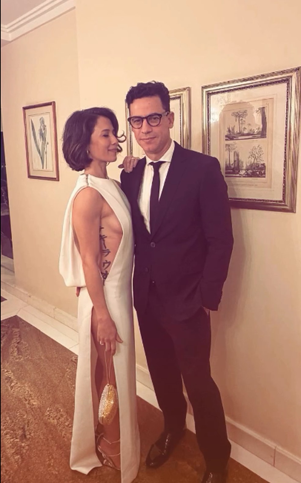 Marjorie Estiano com o namorado, Marcio Maranhão — Foto: Reprodução/Instagram