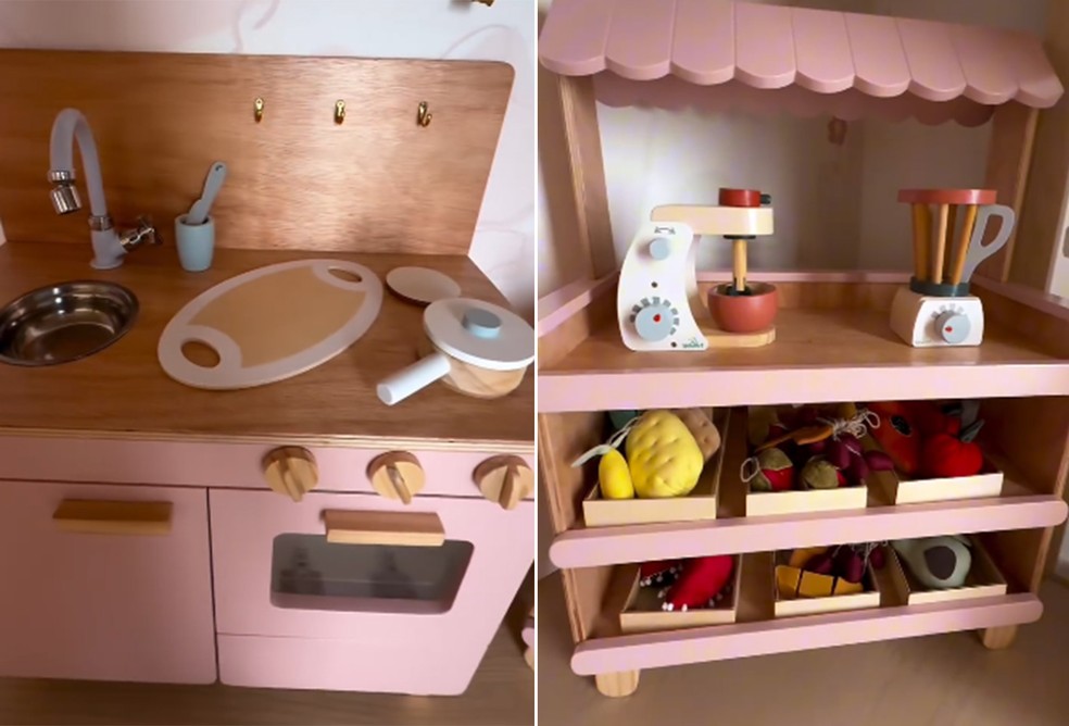 Bruna Biancardi mostra brinquedoteca de Mavie na casa dos avós maternos — Foto: Reprodução/Instagram