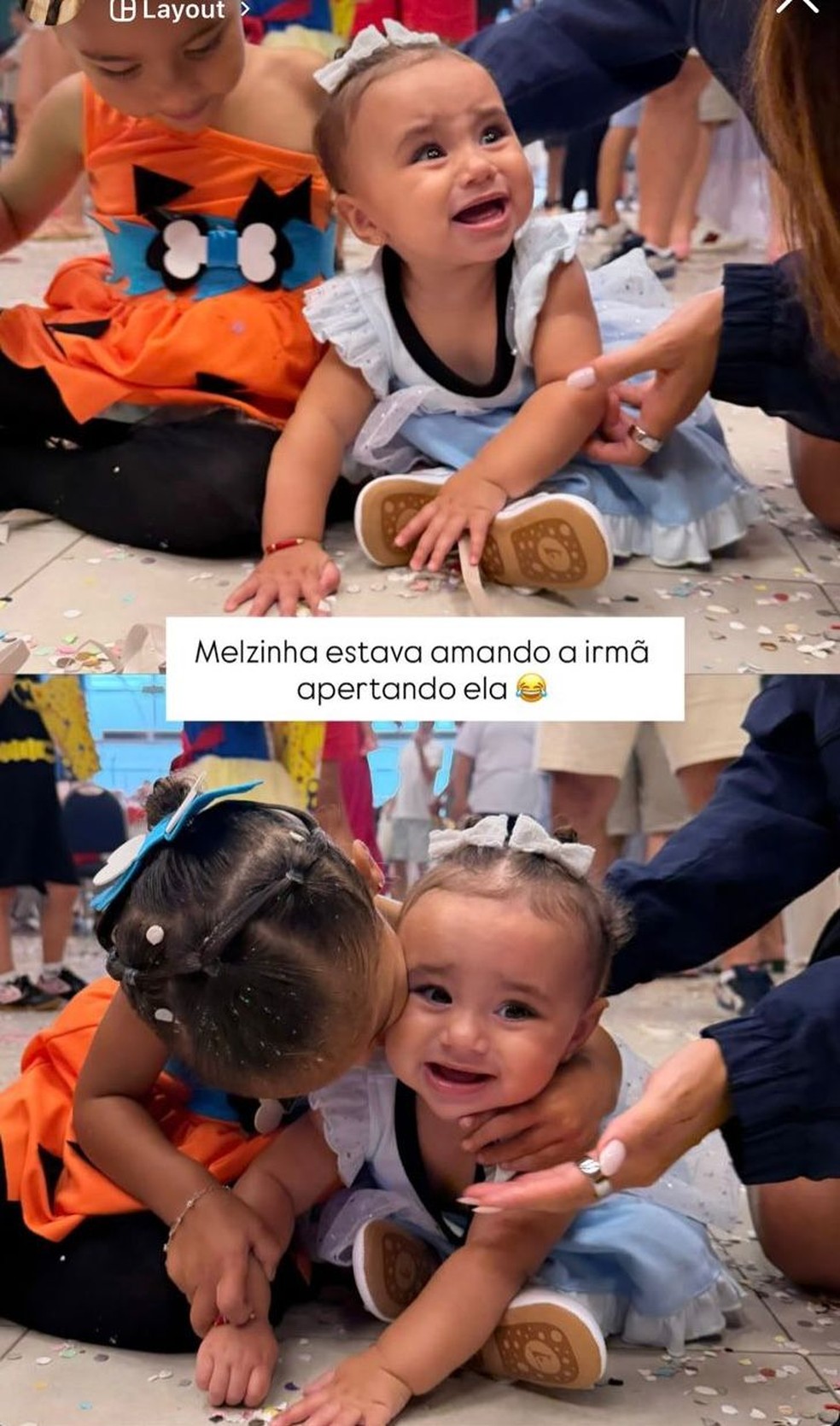 Filhas de Neymar vão a baile de Carnaval com a mãe