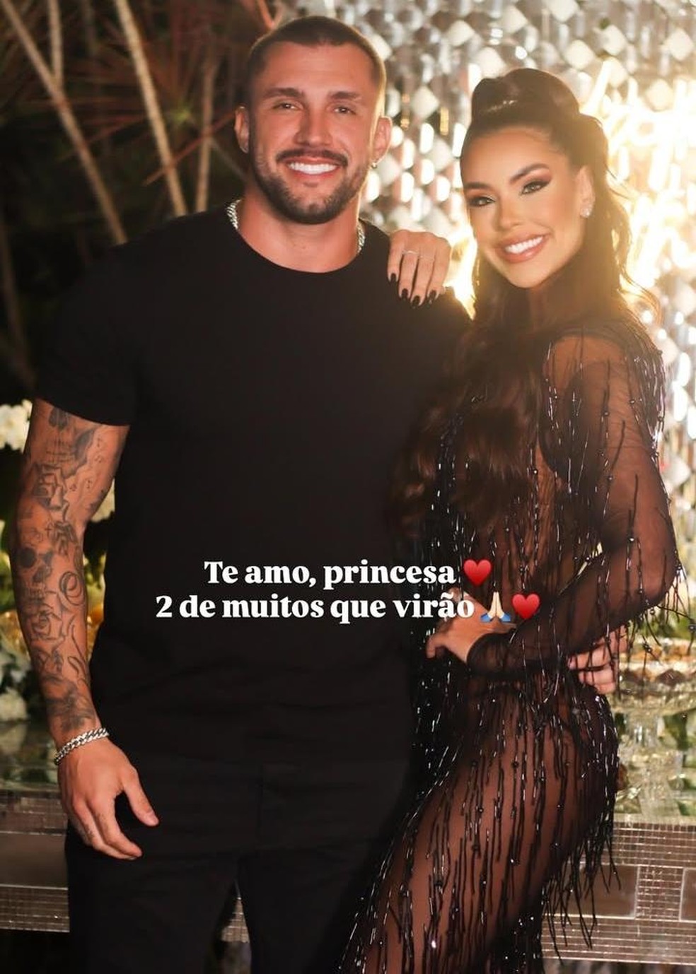 Ivy Moraes e Arthur Picoli — Foto: Reprodução/Instagram