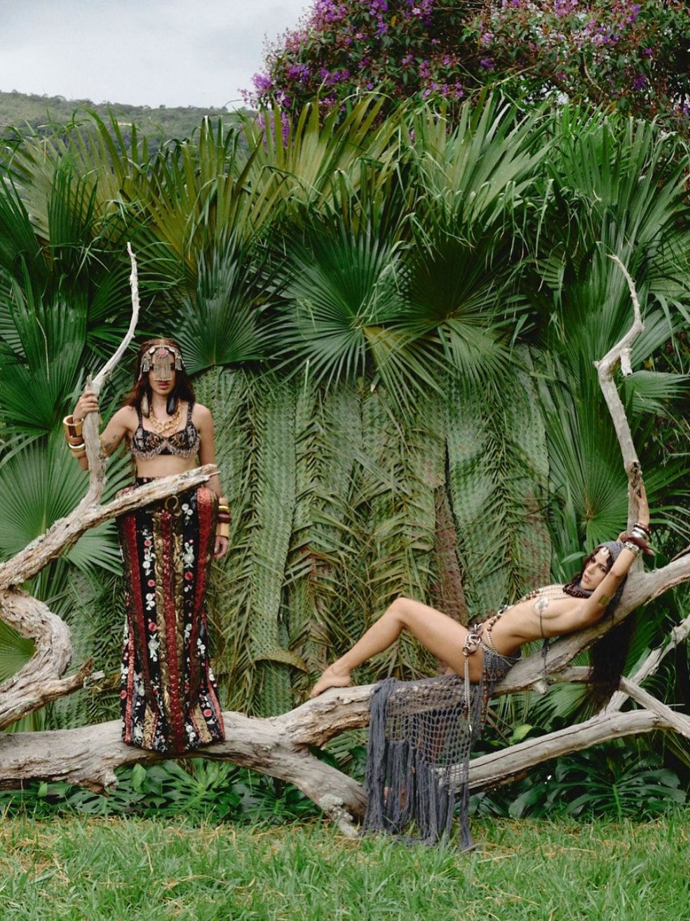 Anitta e Marina Sena — Foto: Reprodução/Instagram