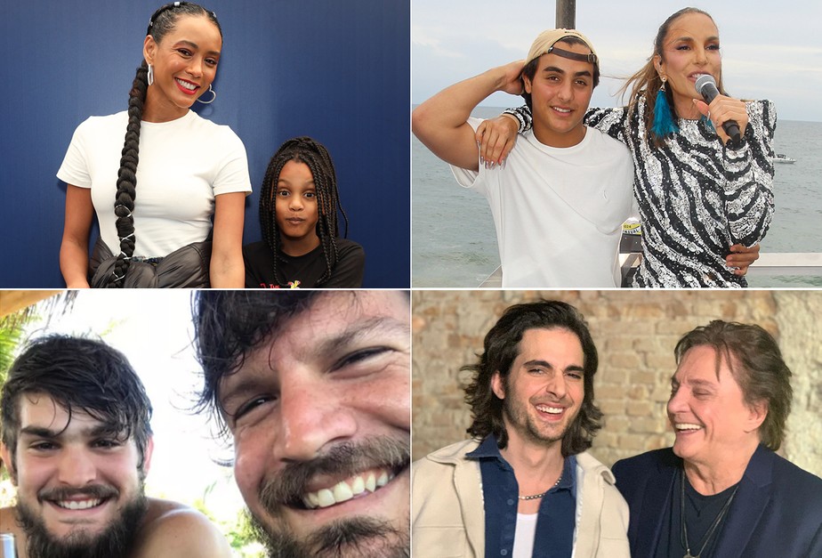A cópia dos pais: conheça os filhos de famosos que são iguais a eles