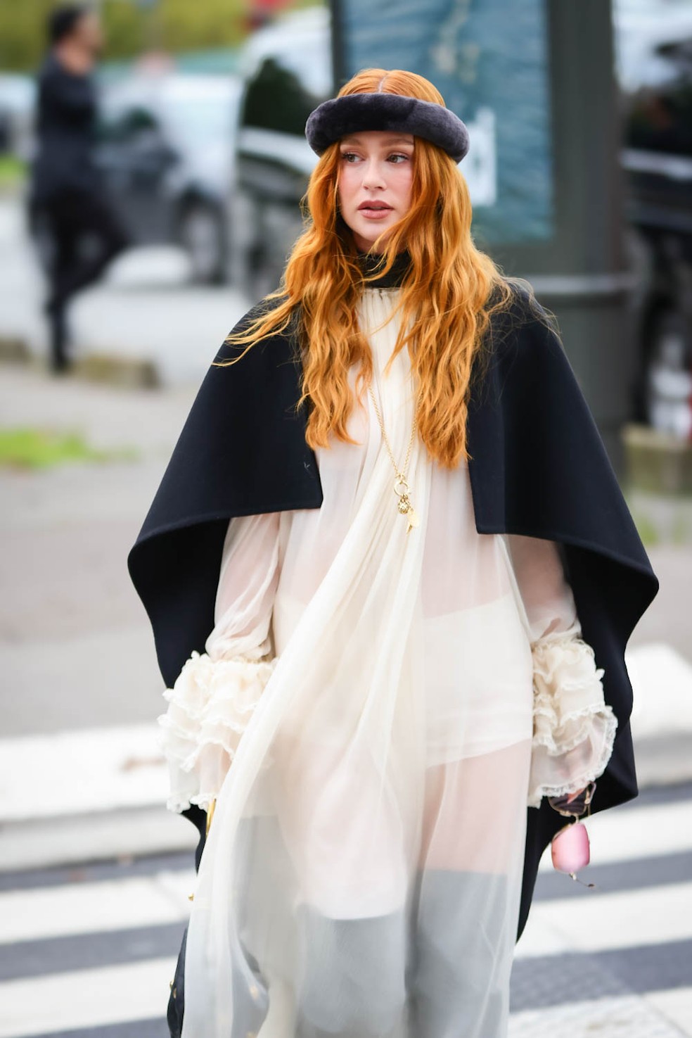 Marina Ruy Barbosa em Paris — Foto: Brazil News/Manuela Scarpa