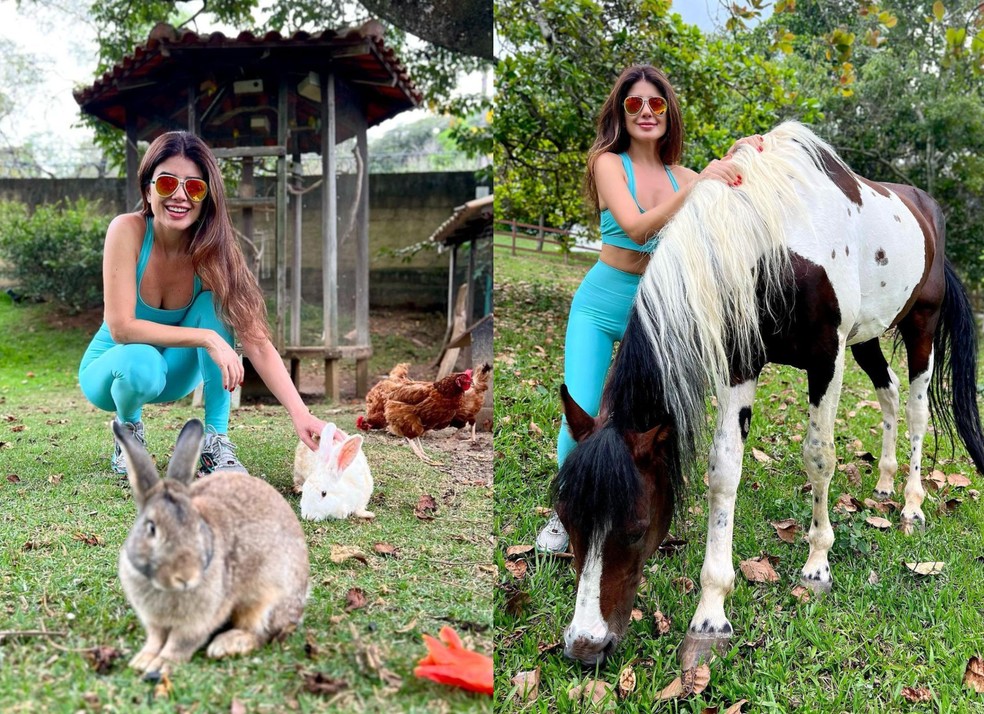 Paula Fernandes em fazenda — Foto: Reprodução / Instagram