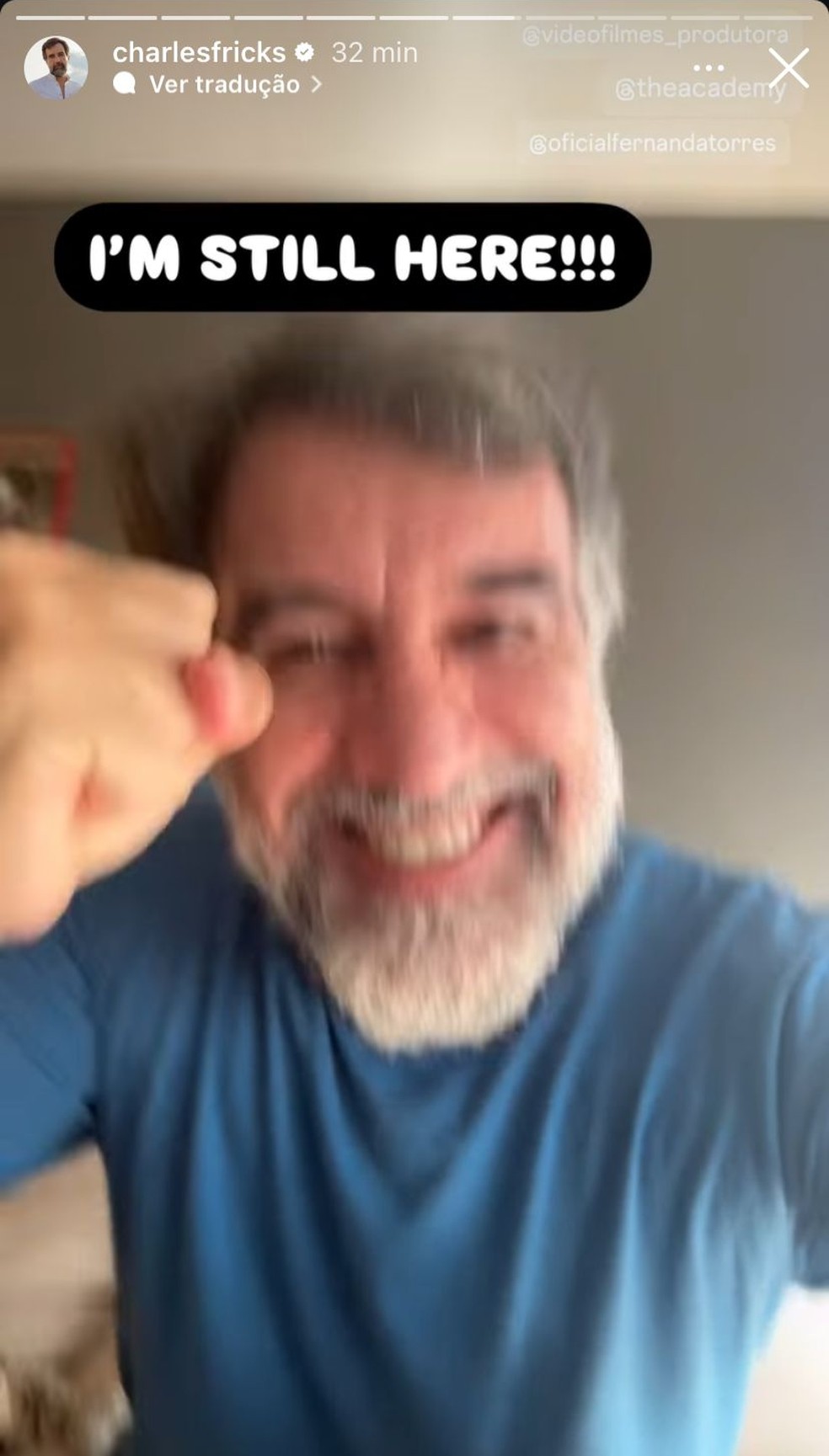 Post de Charles Fricks — Foto: Reprodução | Instagram