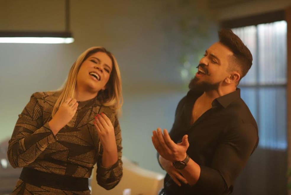 Marília Mendonça e Henrique Casttro — Foto: Reprodução/Instagram