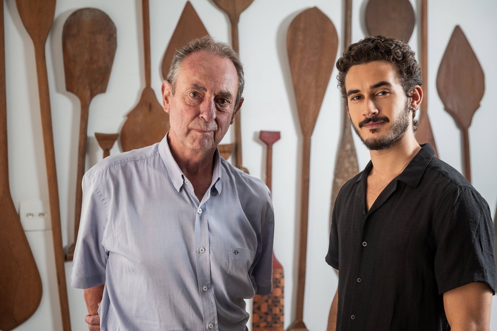 Filipe Bragança e Amyr Klink — Foto: Divulgação