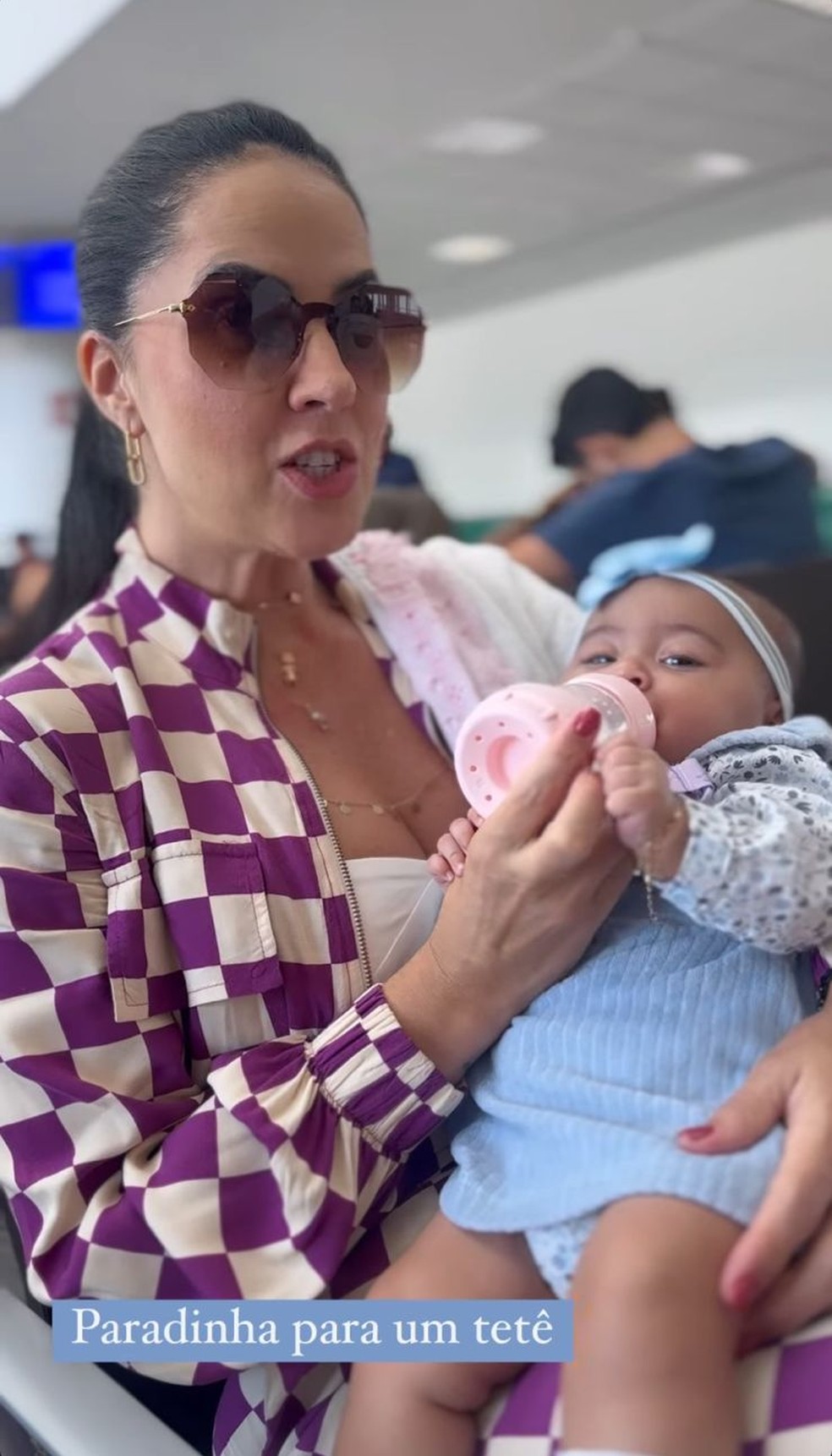 Graciele Lacerda e a filha, Clara — Foto: Reprodução | Instagram