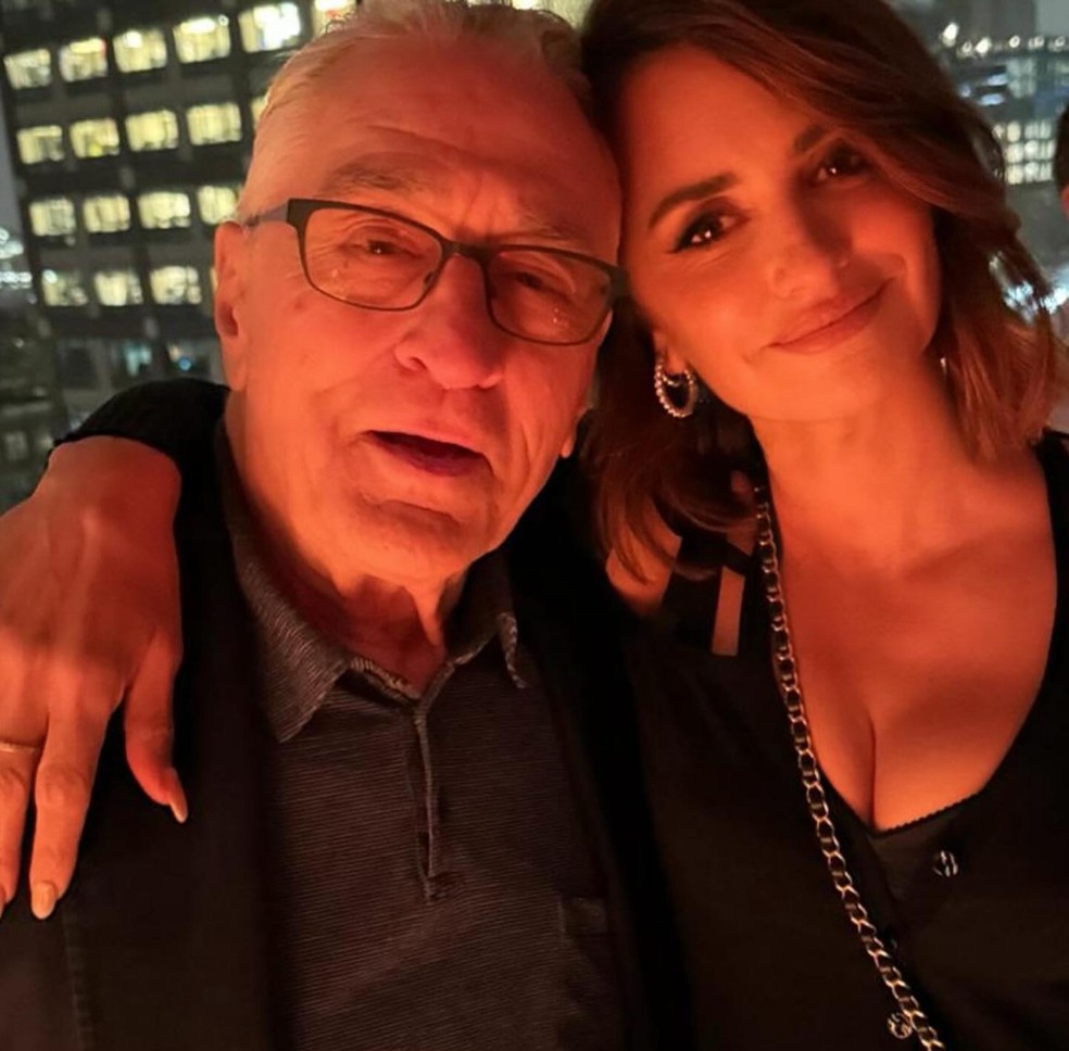 Robert De Niro e Penélope Cruz — Foto: Reprodução/Instagram