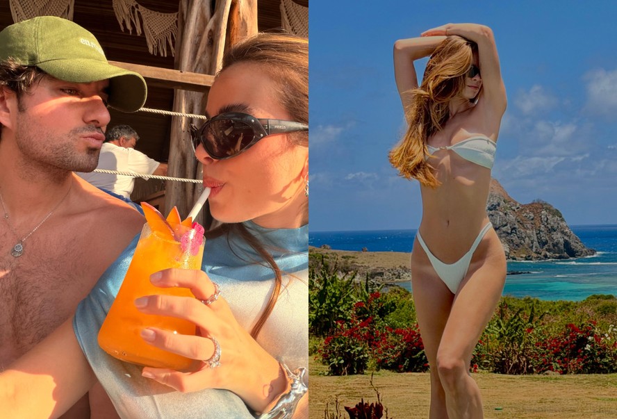 Giulia Be e Conor Kennedy escolhem Fernando de Noronha para 'minimoon' após casamento