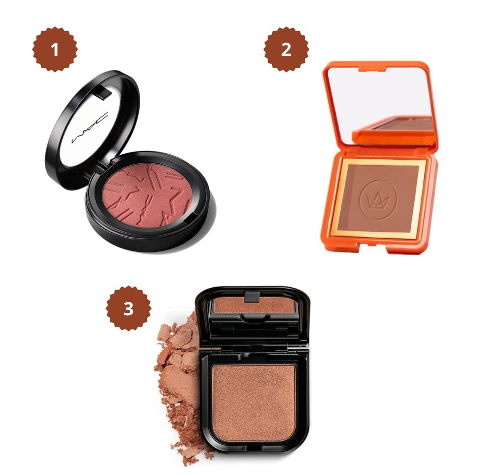 Antiblush vira tendência: veja blushes para é uma tendência de maquiagem de tons neutros, terrosos e marrons — Foto: Divulgação