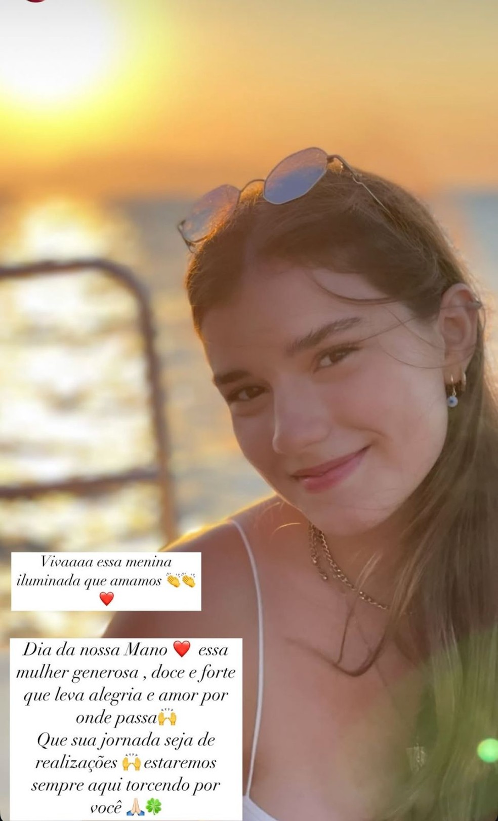 Angélica homenageia namorada do filho pelo aniversário — Foto: Reprodução/Instagram