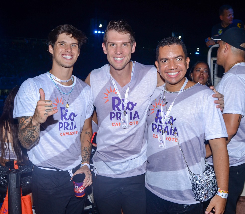 Gabriel Fop, Cristian e Bruno — Foto:  Brazil News