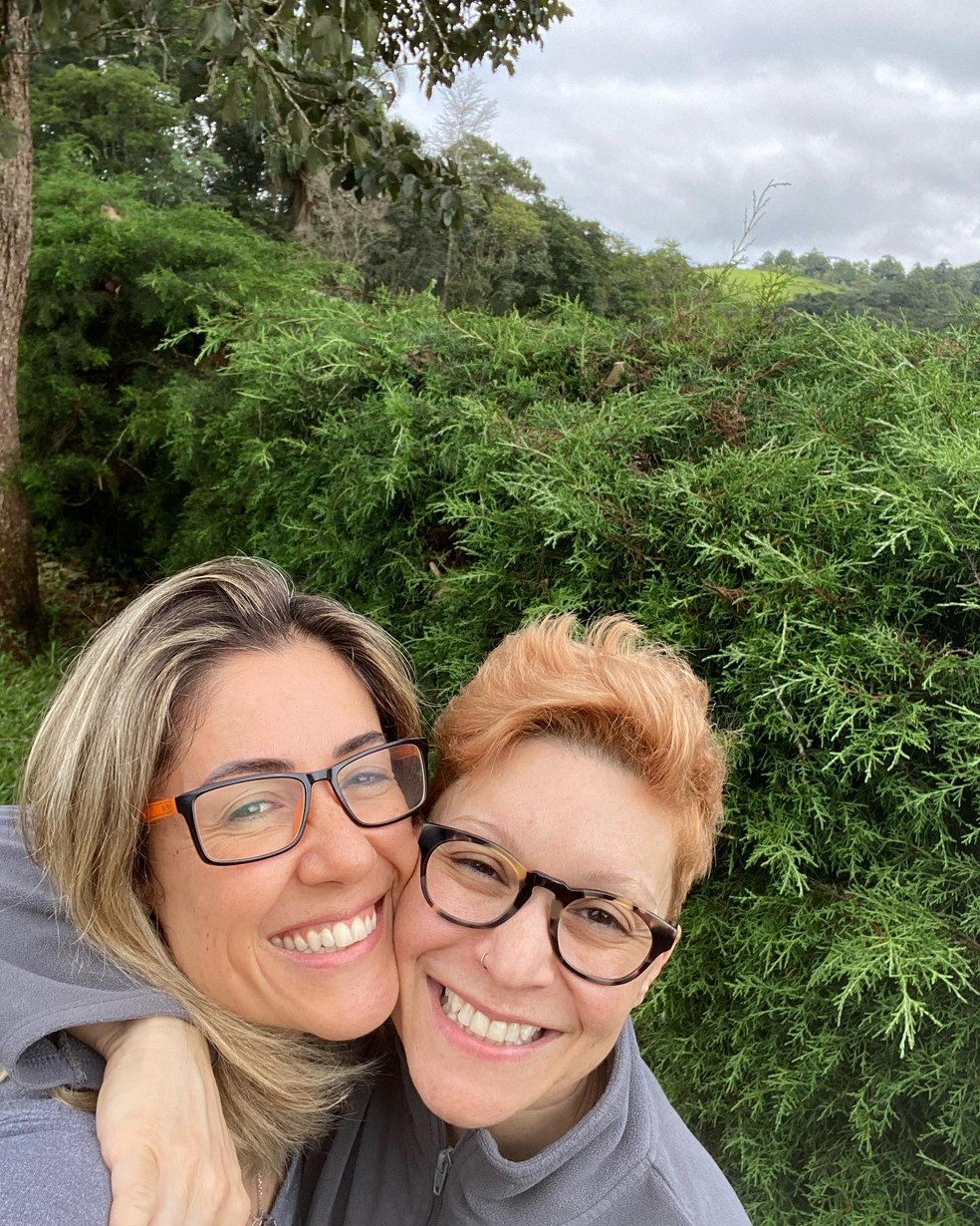 O casal Renata Pedreira e Patricia Marx — Foto: Instagram