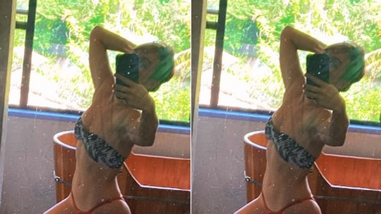 Bianca Bin faz selfie de biquíni e conta segredo para saúde mental
