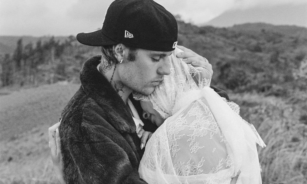 Justin Bieber e Hailey Bieber anunciam gravidez — Foto: Reprodução/Instagram