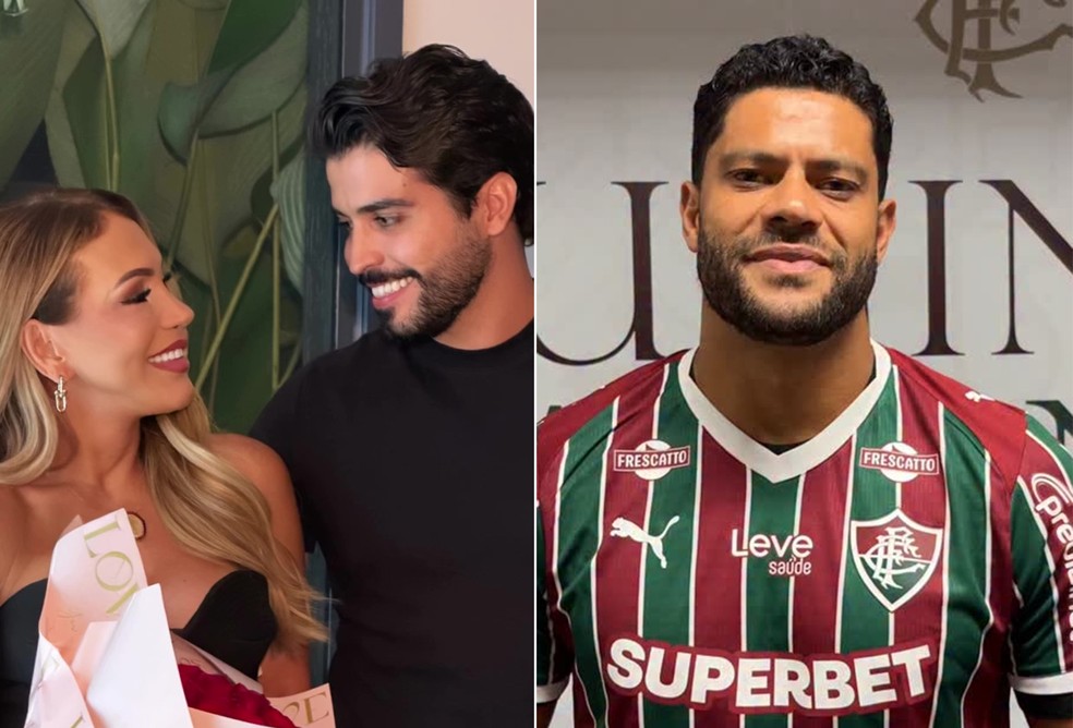 Iran Ângelo, Lucas Suassuna e Hulk — Foto: Reprodução/Instagram