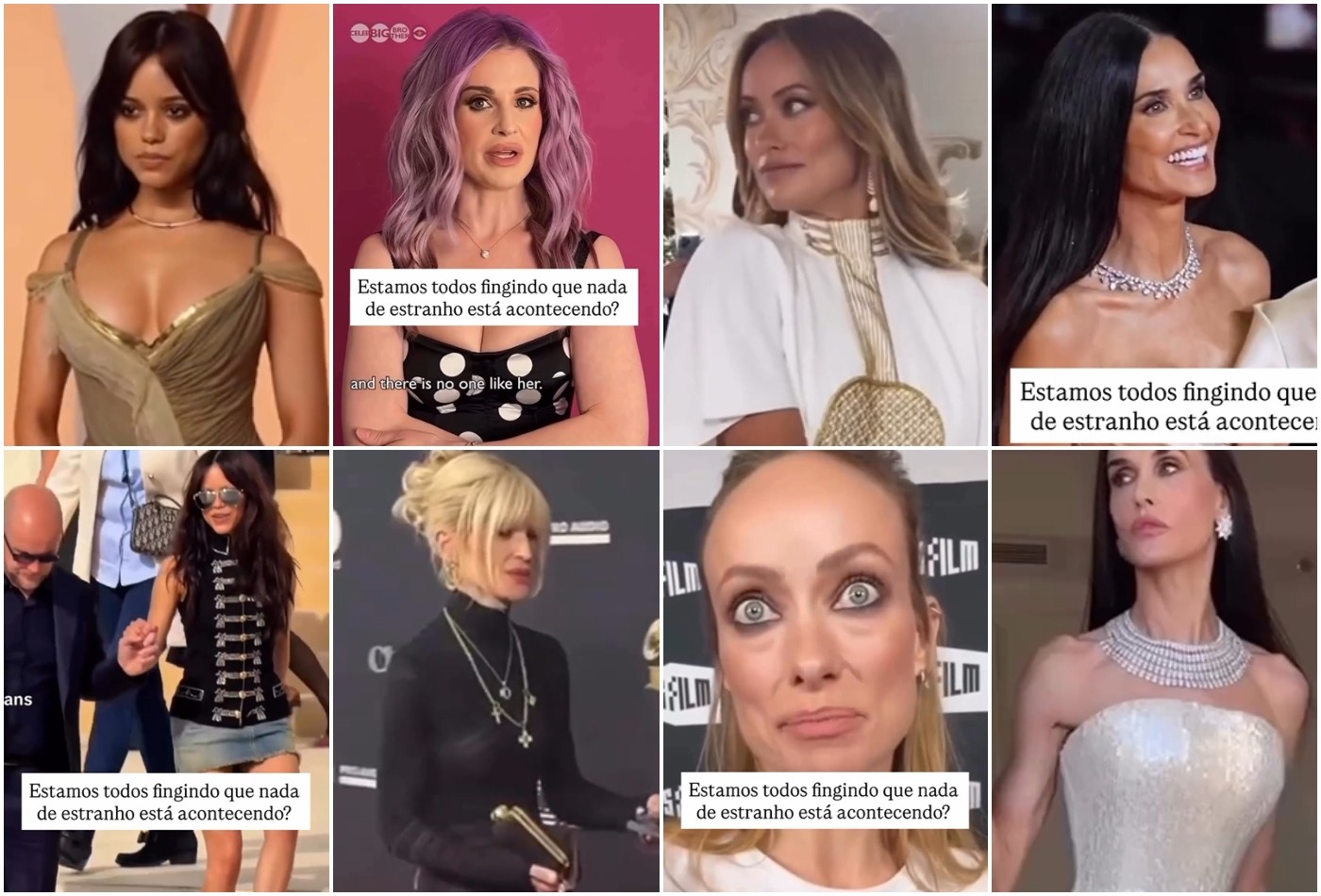 Viral chama atenção para mudanças das famosas: 