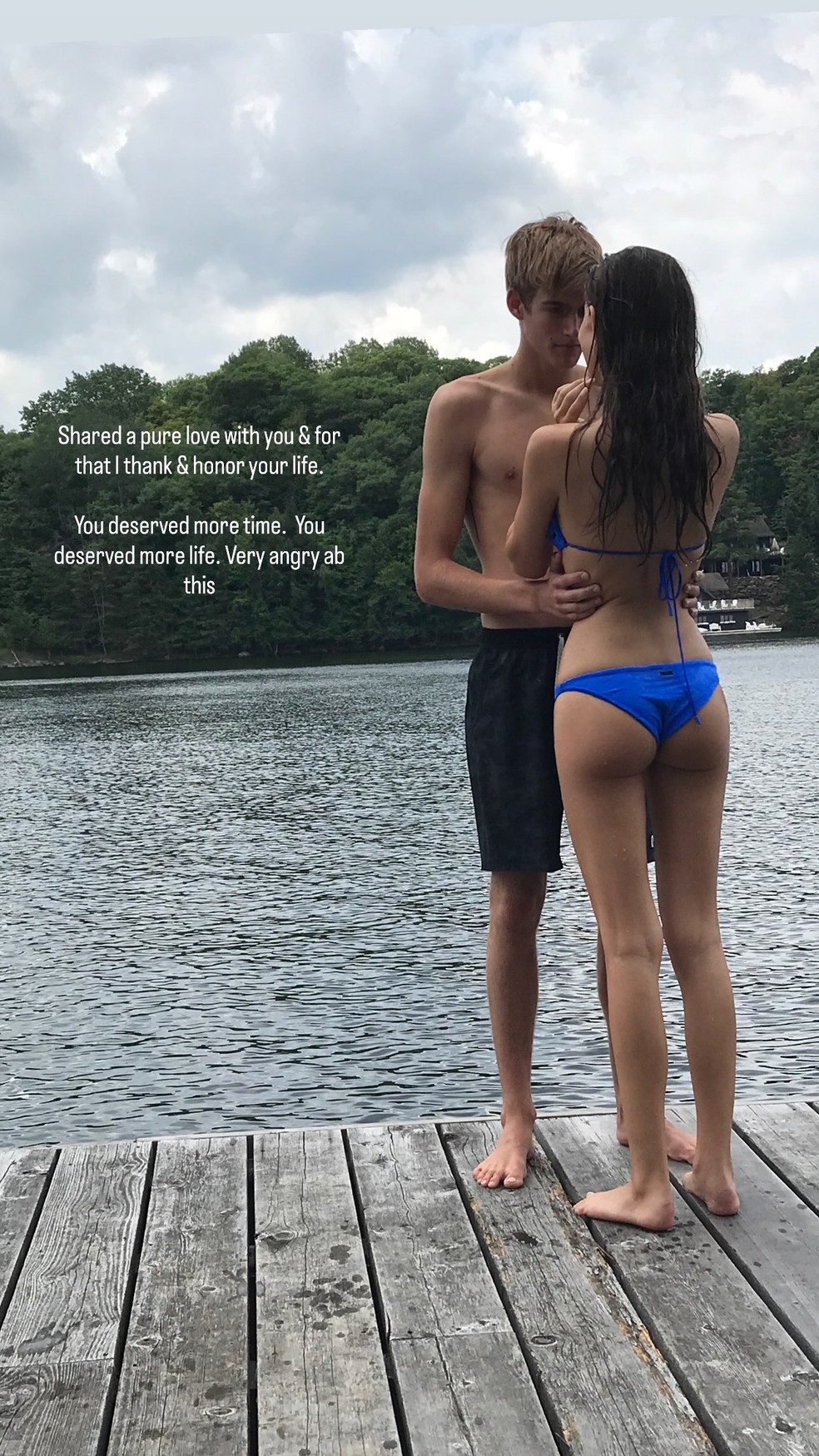 Charlotte D'Alessio homenageia o ex-namorado Presley Gerber (1999-2026), filho de Cindy Crawford e Rande Gerber — Foto: Reprodução/Instagram