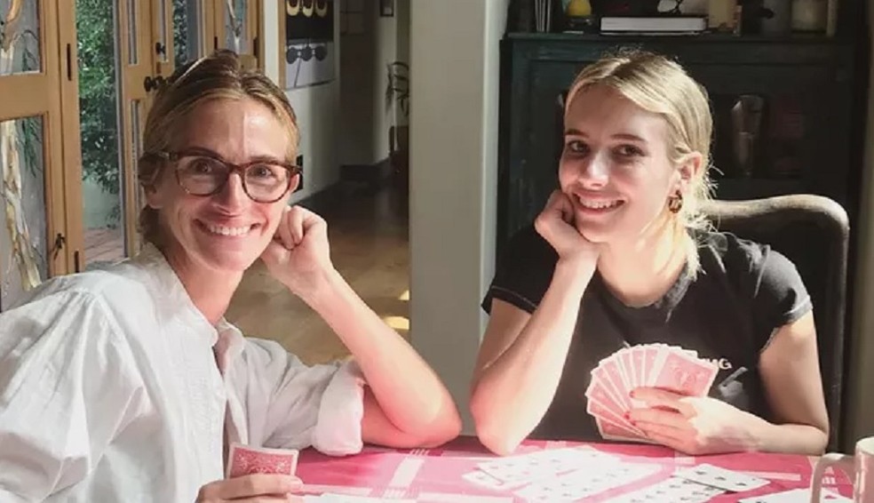 Julia Roberts e a sobrinha Emma Roberts — Foto: Reprodução/Instagram