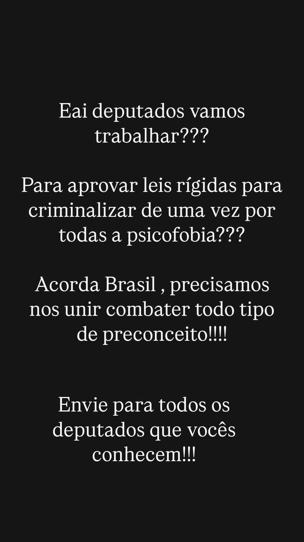 Andressa Urach critica música de Maraisa e diz que irá denunciar cantora por psicofobia — Foto: Reprodução/Instagram