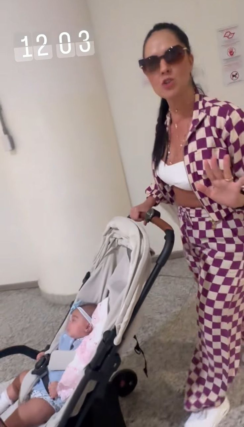 Graciele Lacerda e a filha, Clara — Foto: Reprodução | Instagram