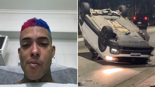 MC Brinquedo sofre acidente de carro e desabafa: 'Vivi um milagre'