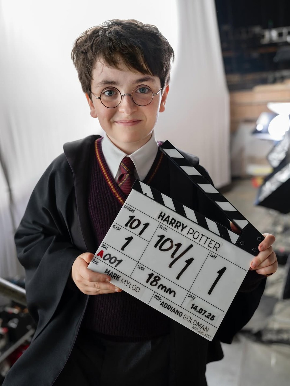 Dominic McLaughlin será Harry Potter em série da HBO sobre o bruxinho — Foto: Divulgação/HBO