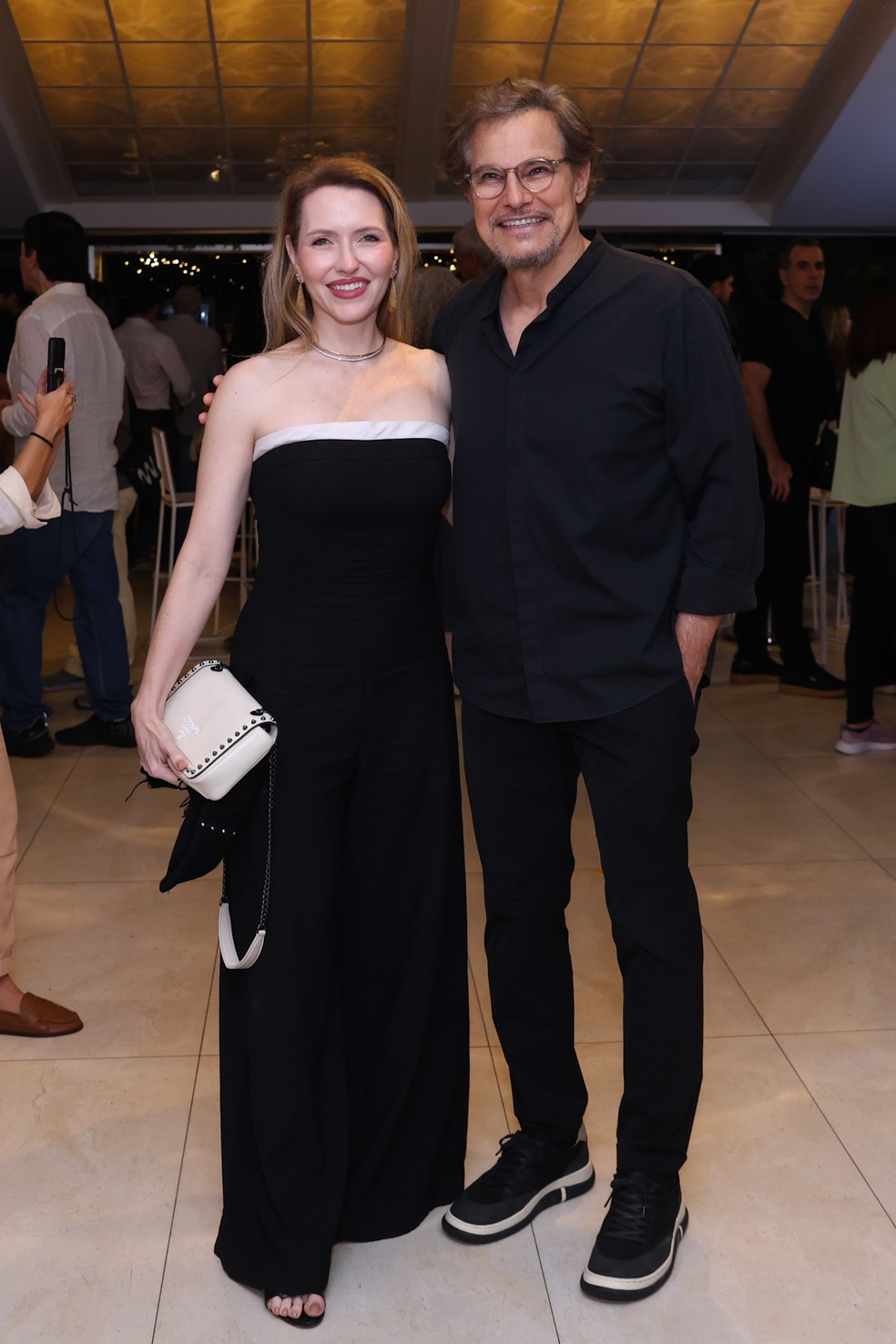 Karin Roepke e Edson Celulari — Foto: ROBERTO FILHO / BRAZIL NEWS