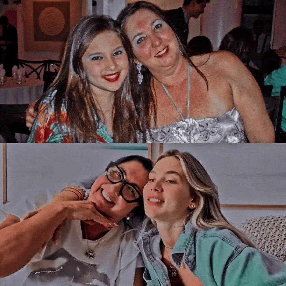 Virginia Fonseca aparece quase irreconhecível em foto antiga com a mãe — Foto: Reprodução/Instagram