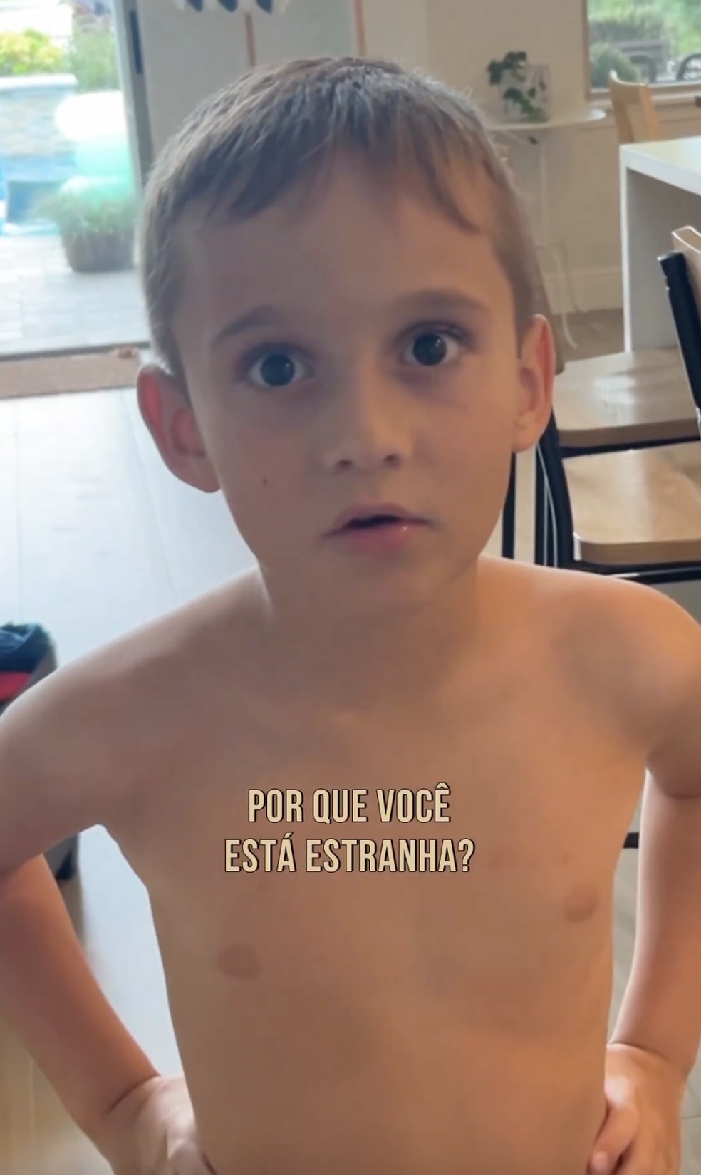Henrique, filho de Flavia Calina — Foto: Reprodução / Instagram