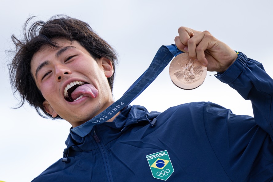 スポーツ選手 aki Augusto Akio, o Japinha de bronze nas Olimpíadas de Paris, diz que
