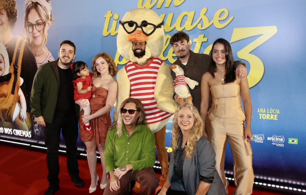 Elenco do filme 'Tio Quase Perfeito 3' — Foto: Rogério Fidalgo / Agnews